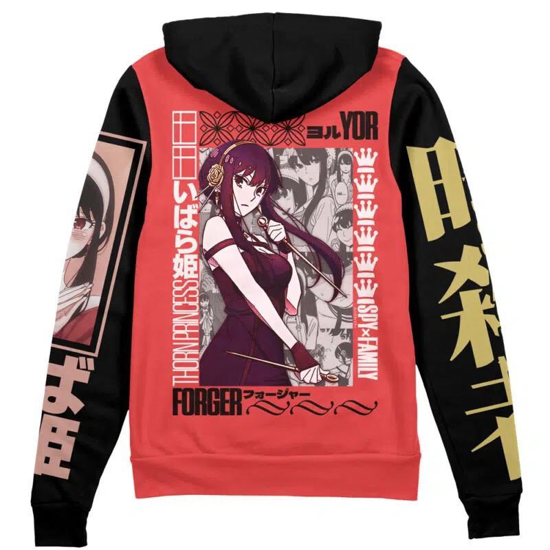 Yor Forger Spy x Family Streetwear Zip Hoodie Jacket