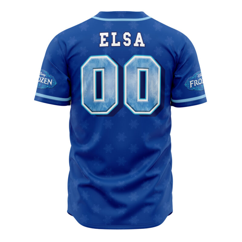 Elsa Frozen V2 Baseball Jersey - Image 3