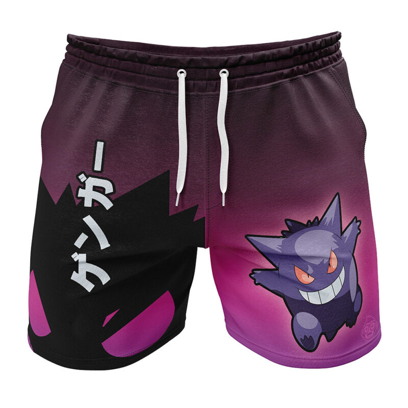 Gengar Nightshade Pokemon Gym Shorts
