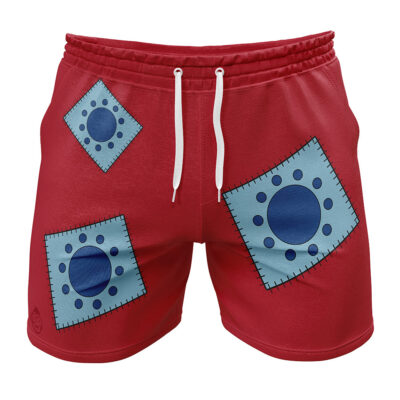 Luffy Wano Outfit One Piece Gym Shorts