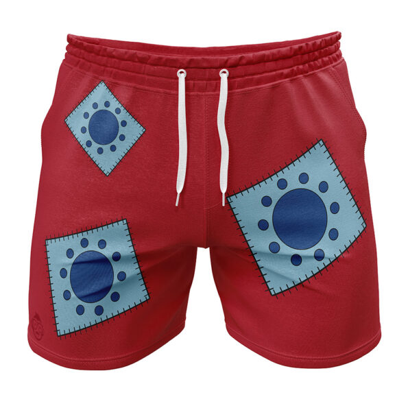 Luffy Wano Outfit One Piece Gym Shorts