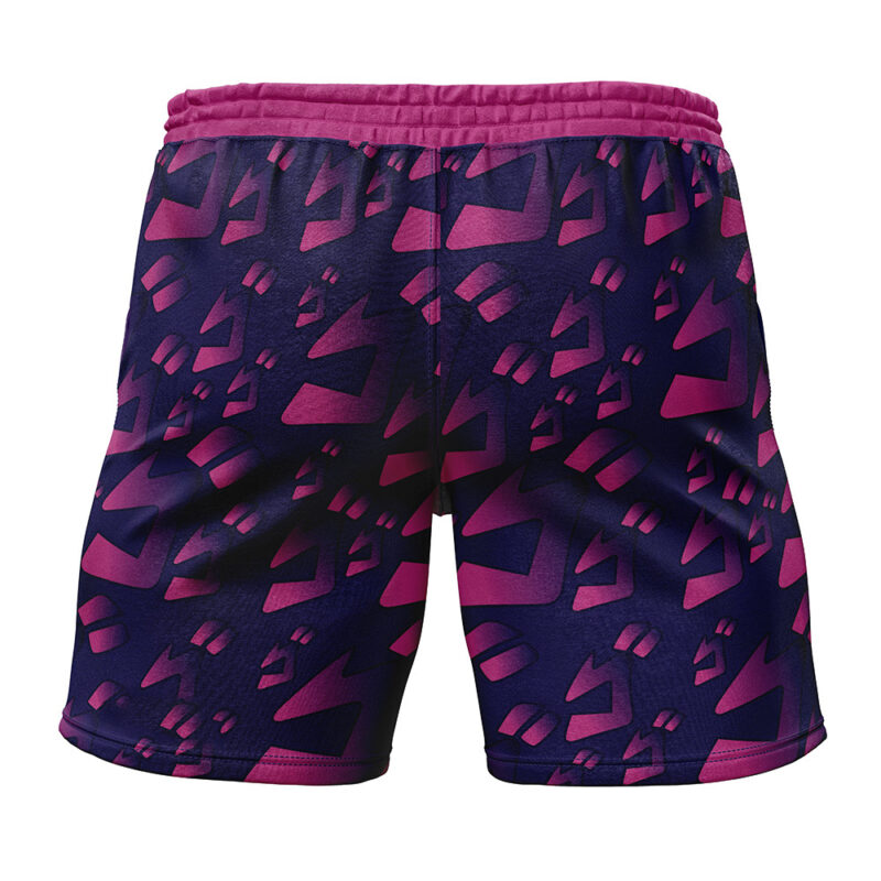 Menacing Aura Jojo's Bizarre Adventure Gym Shorts - Image 2