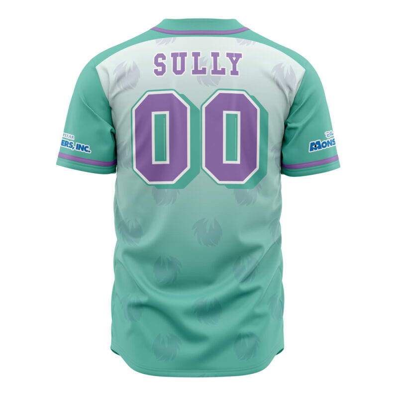 Sully Monsters Inc. V1 Baseball Jersey - Image 3