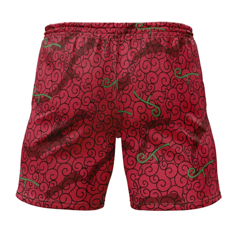 Ope Ope No Mi Law Devil Fruit One Piece Gym Shorts - Image 2