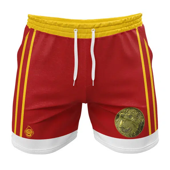 Red Ranger Ninjetti Power Rangers Gym Shorts