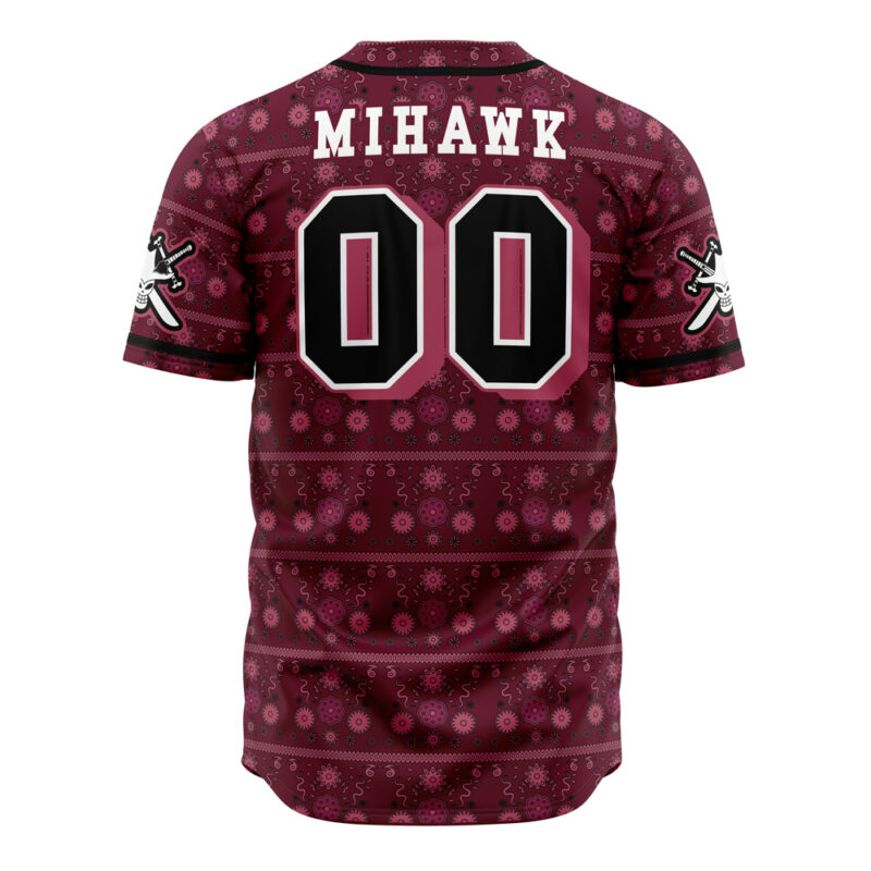 Warlords Mihawk One Piece Baseball Jersey - Image 3