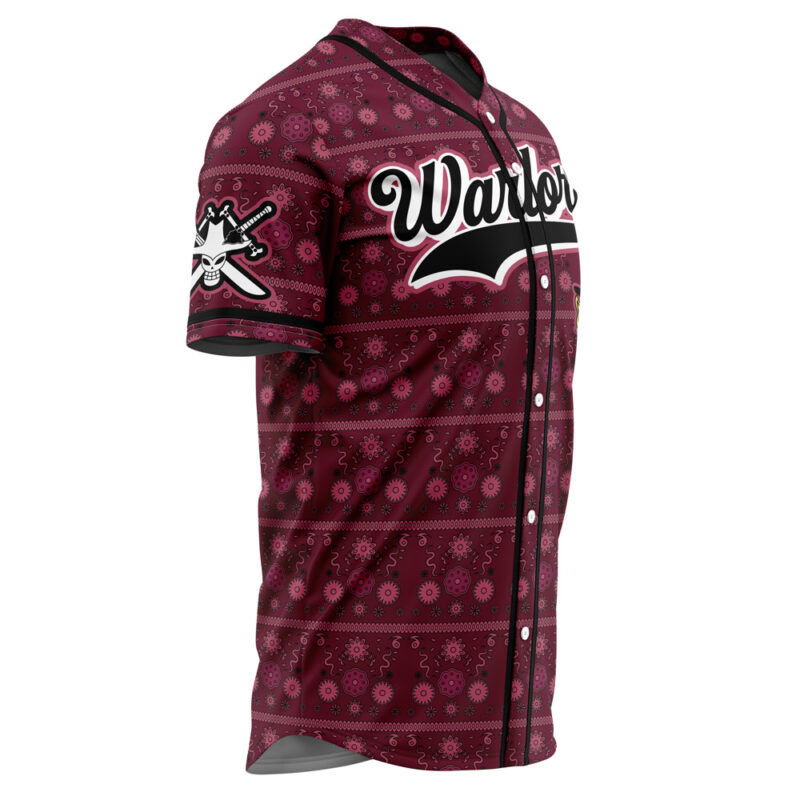 Warlords Mihawk One Piece Baseball Jersey - Image 2