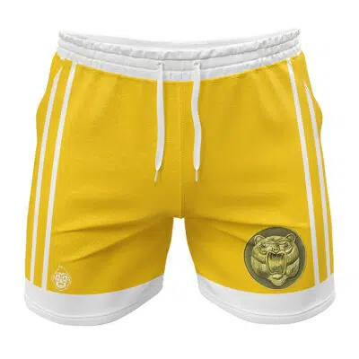 Yellow Ranger Ninjetti Power Rangers Gym Shorts