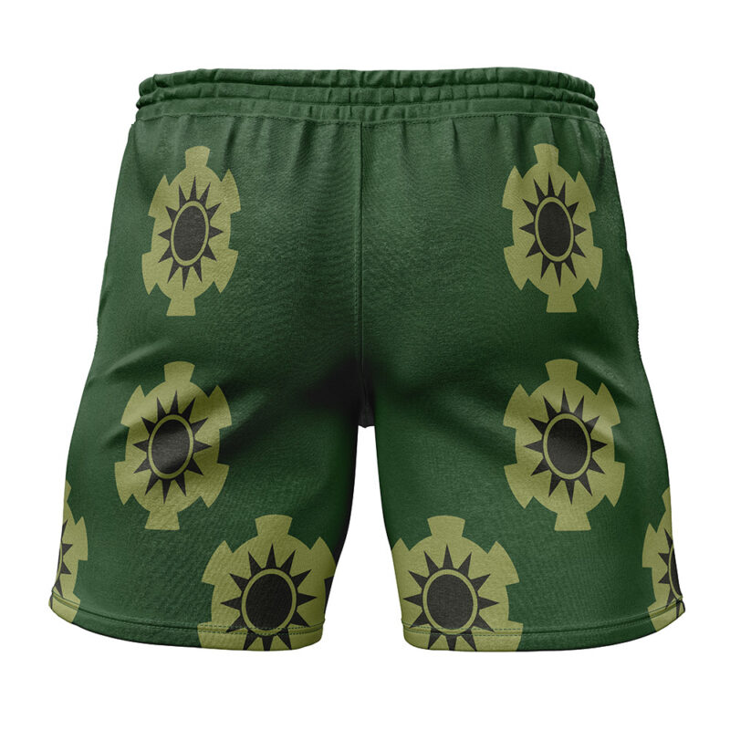 Zoro Wano V2 One Piece Gym Shorts - Image 2