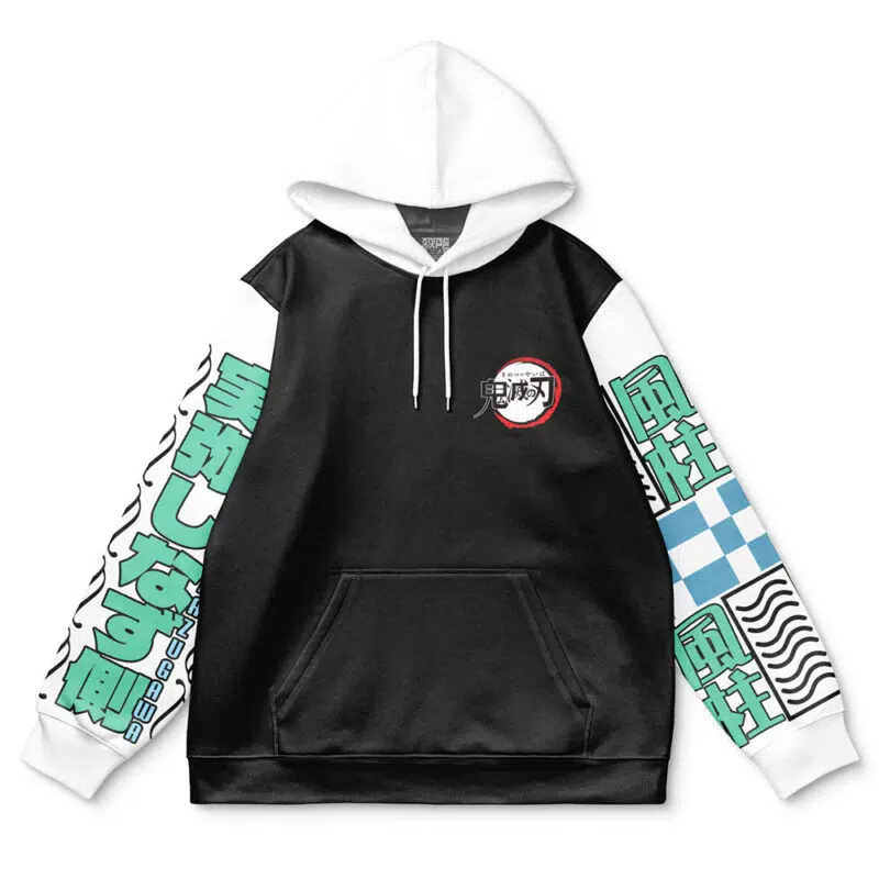 Sanemi Shinazugawa Demon Slayer Streetwear Hoodie - Image 2