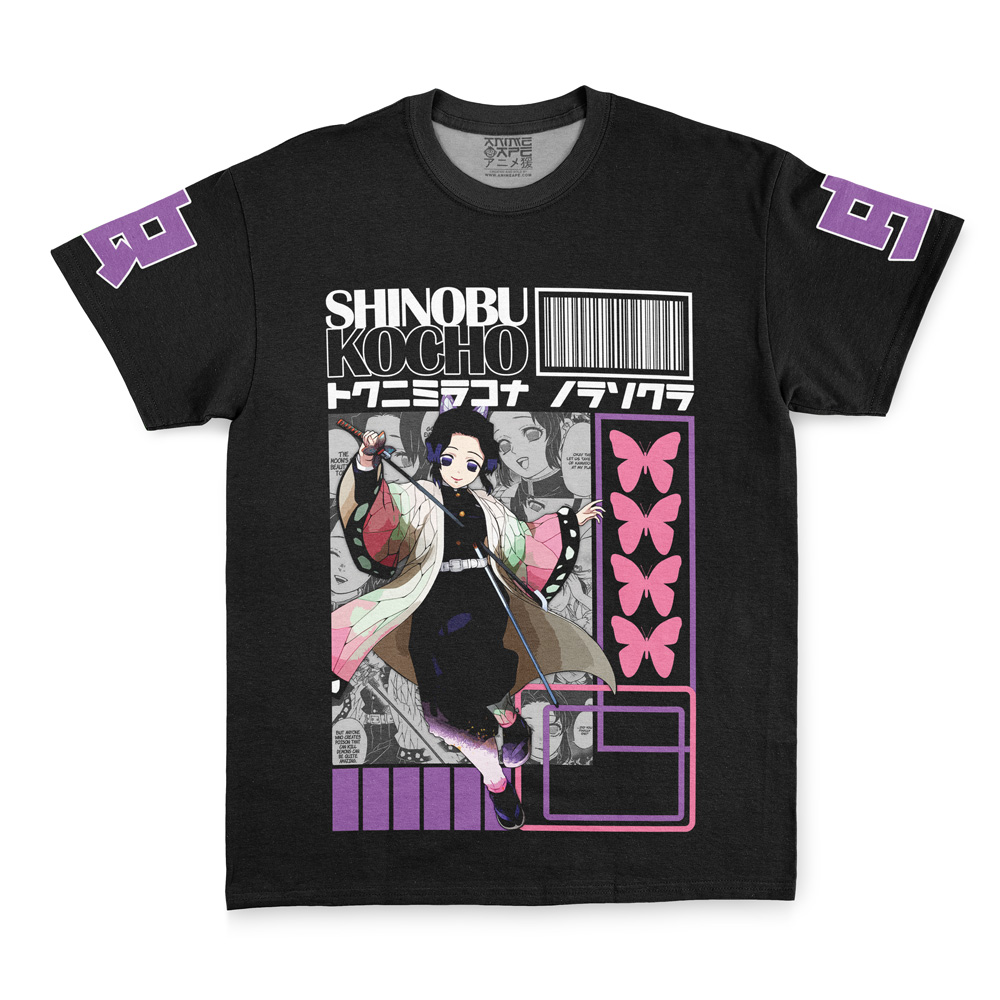 Shino❁⃘*.゜ Shinobu Kocho V2 Demon Slayer Streetwear T-Shirt | Anime Ape