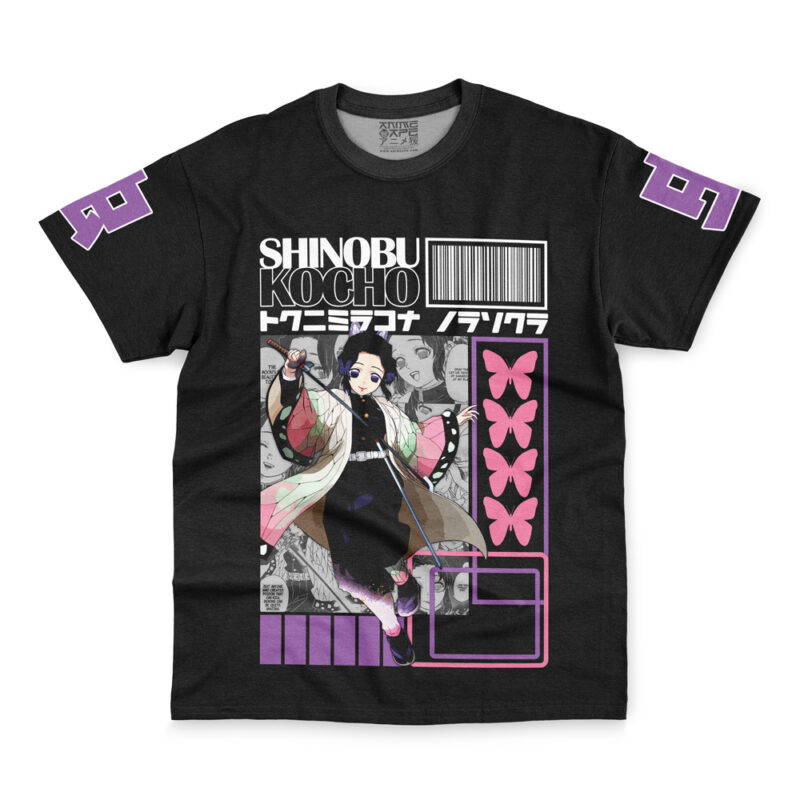 Shinobu Kocho V2 Demon Slayer Streetwear T-Shirt - Image 2