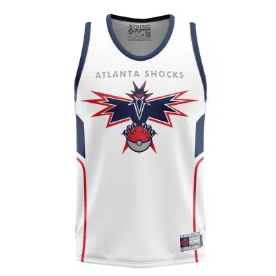 Atlanta Shocks Zapdos Pokemon Basketball Jersey