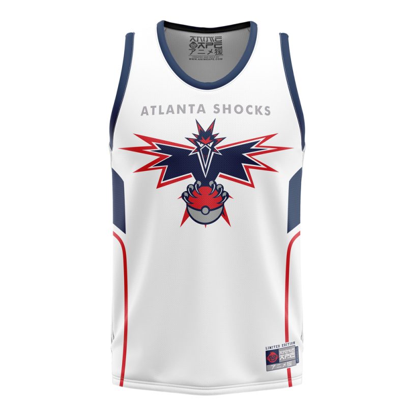Atlanta Shocks Zapdos Pokemon Basketball Jersey