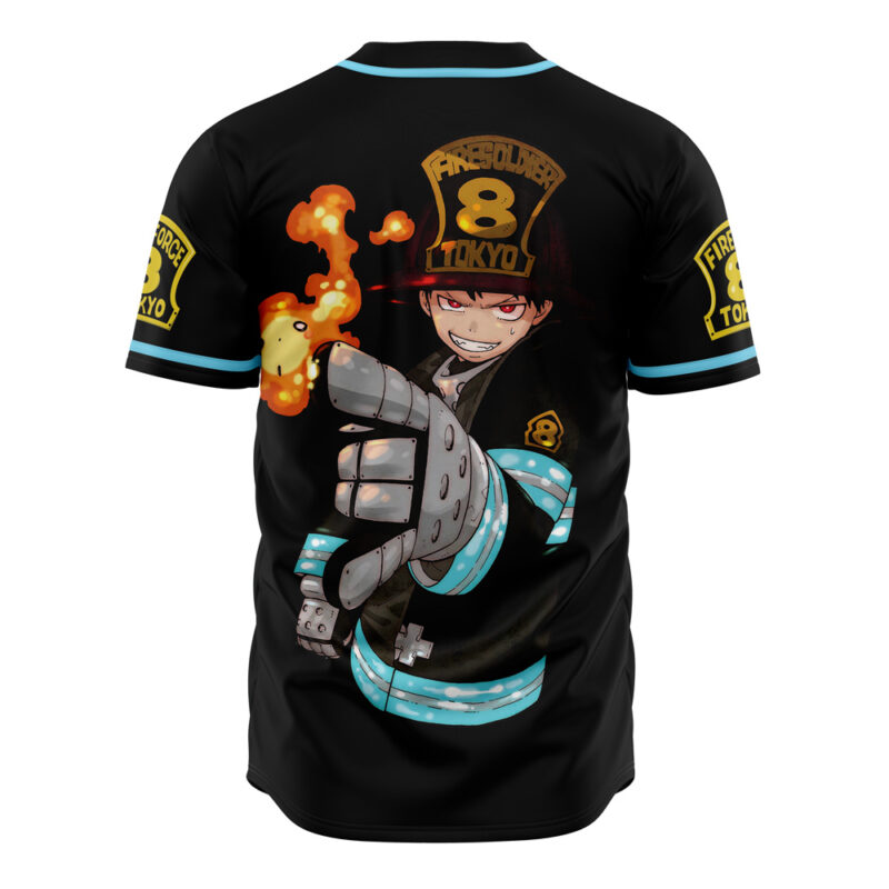 Company 8 Fire Force Baseball Jersey - Image 3