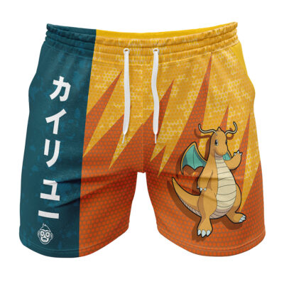 Dragonite Classic Pokemon Gym Shorts