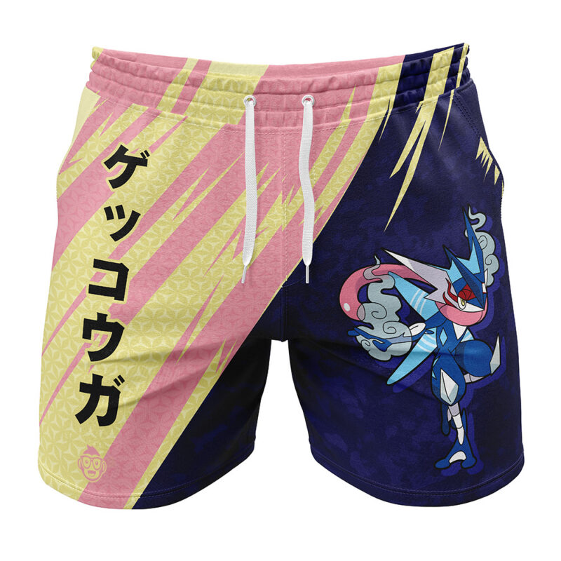 Greninja Attack Pokemon Gym Shorts