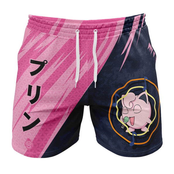 Jigglypuff Attack Pokemon Gym Shorts
