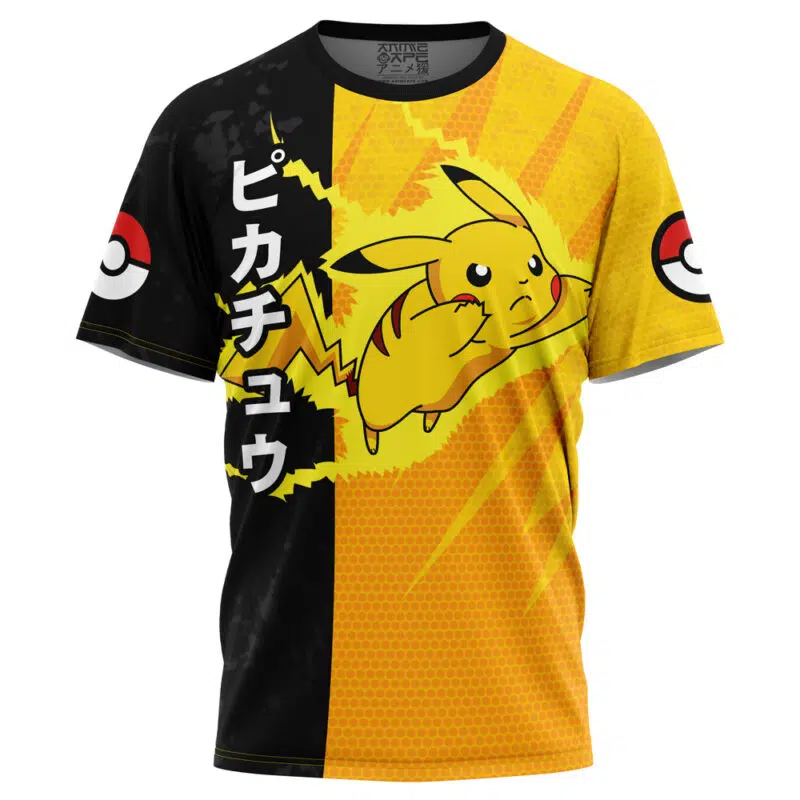 Pikachu Attack V1 Pokemon T-Shirt