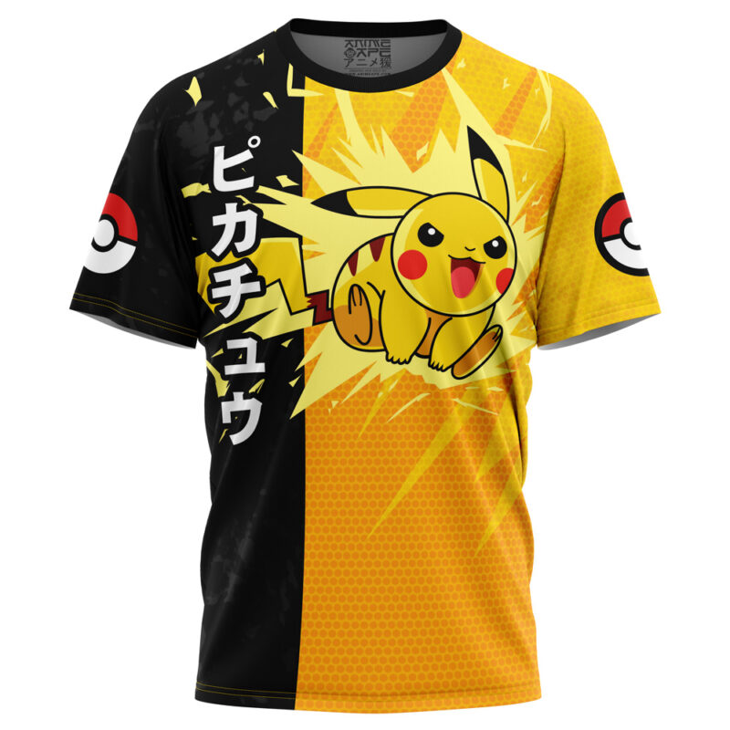 Pikachu Attack V2 Pokemon T-Shirt