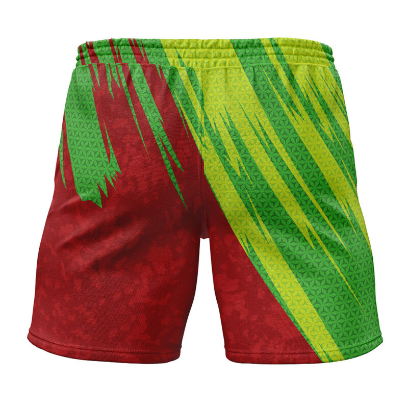 Rayquaza Attack Pokemon Gym Shorts - Image 2