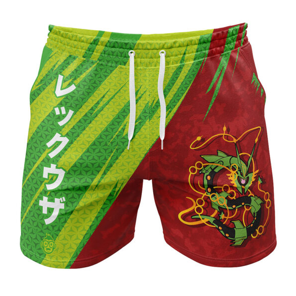 Rayquaza Attack Pokemon Gym Shorts