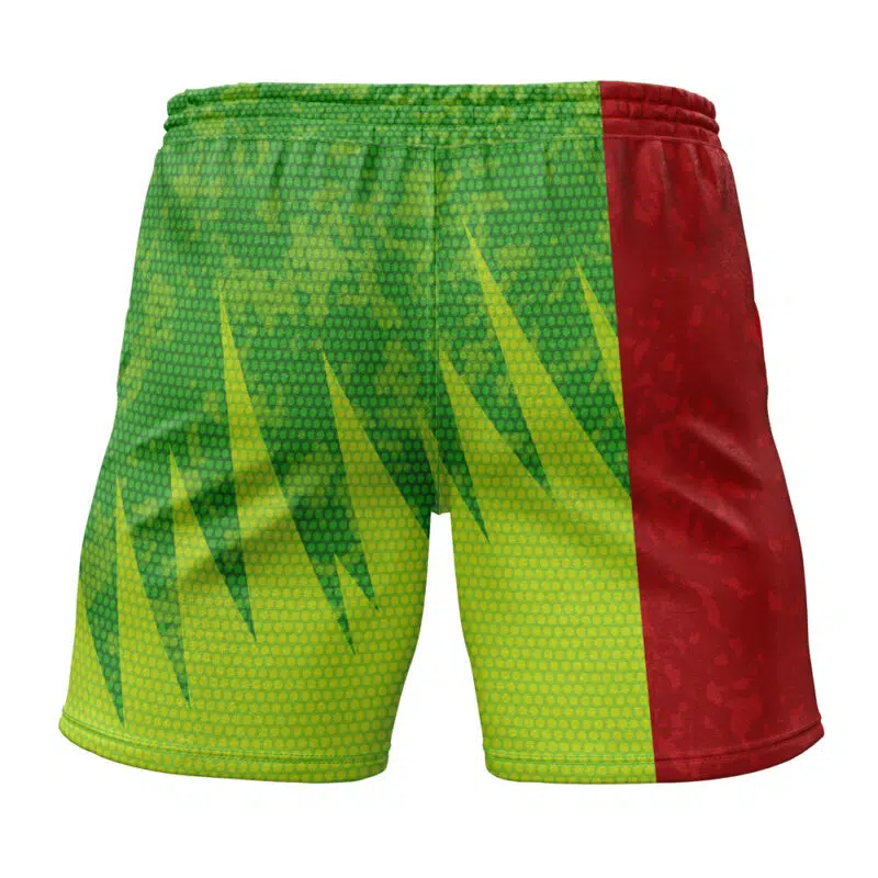 Rayquaza Classic Pokemon Gym Shorts - Image 2