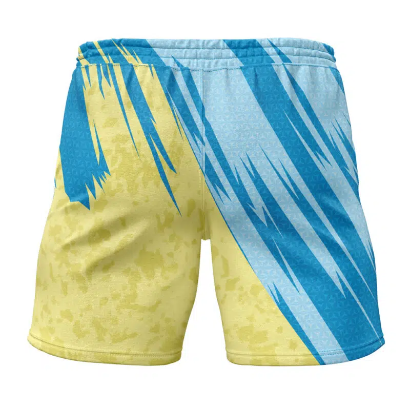 Squirtle Attack Pokemon Gym Shorts - Image 2