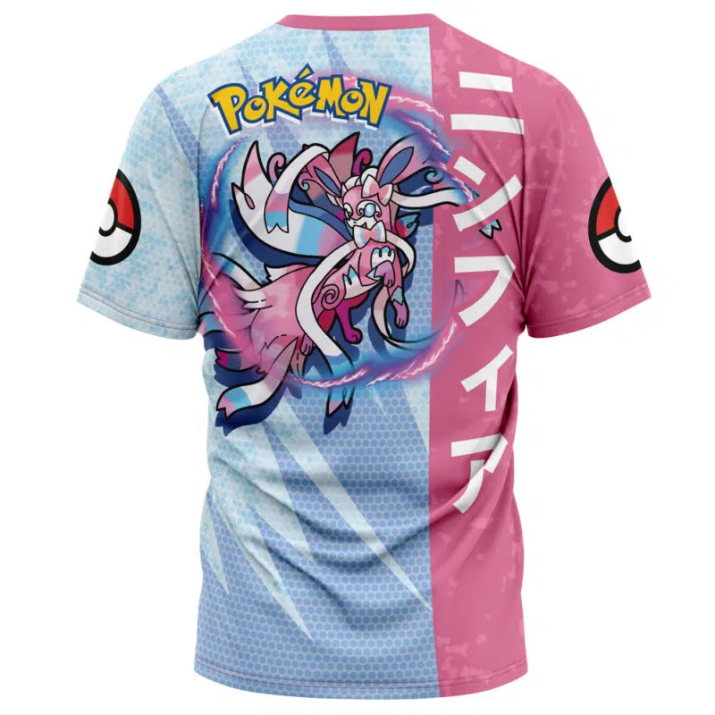 Sylveon Attack Pokemon T-Shirt - Image 2