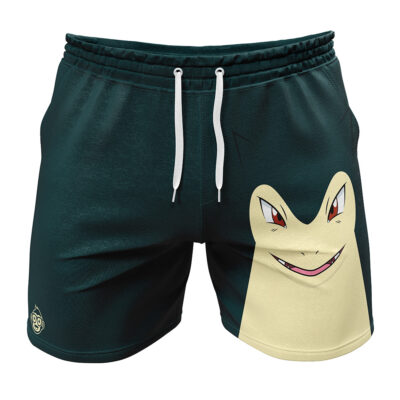Typhlosion Face Pokemon Gym Shorts
