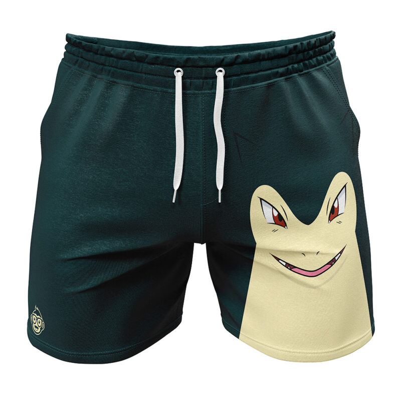 Typhlosion Face Pokemon Gym Shorts