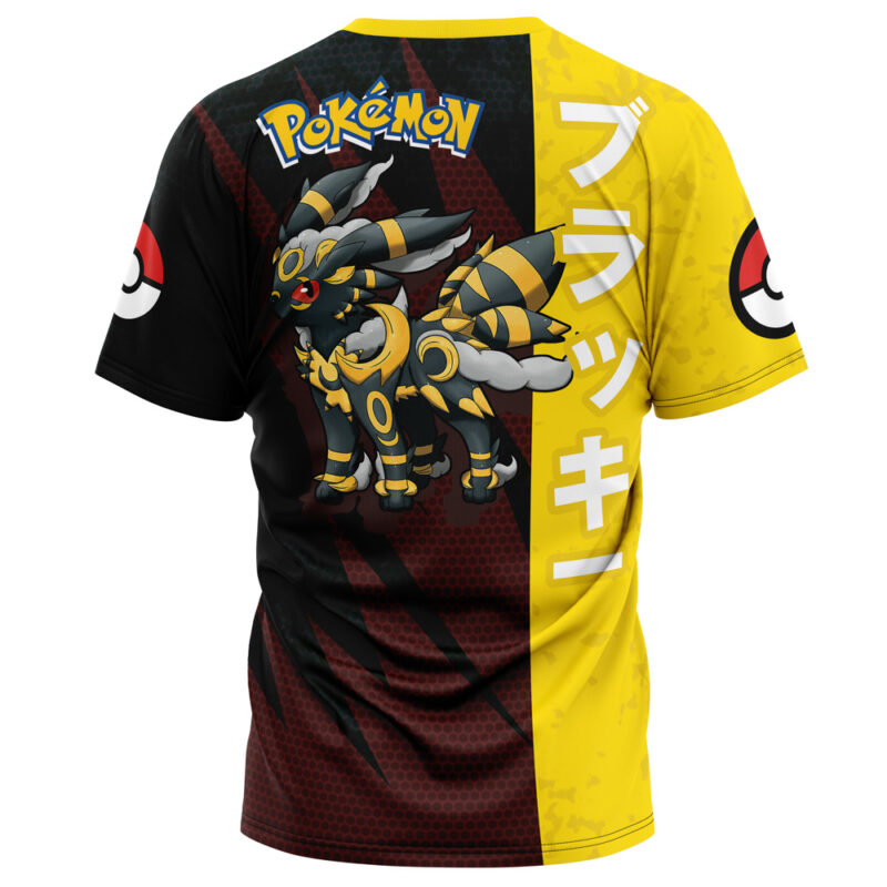 Umbreon Attack V1 Pokemon T-Shirt - Image 2