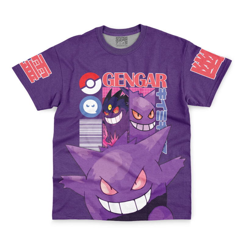 Gengar V4 Pokemon Streetwear T-Shirt - Image 2