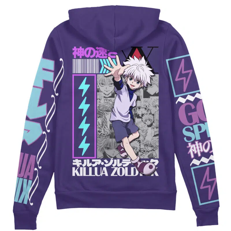 Killua Zoldyck V2 Hunter x Hunter Streetwear Zip Hoodie Jacket