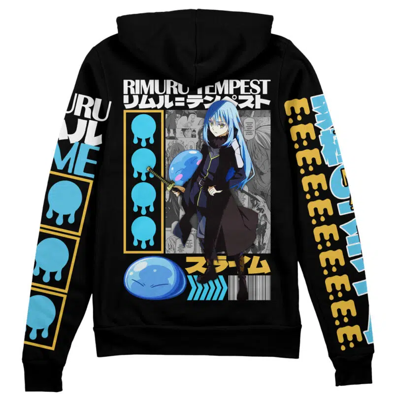 Rimuru Tempest V2 That Time I Got Reincarnated as a Slime Streetwear Zip Hoodie Jacket