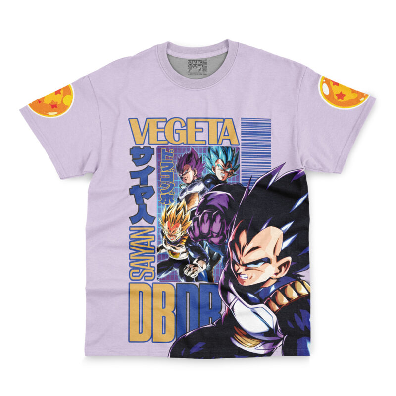 Vegeta V3 Dragon Ball Z Streetwear T-Shirt - Image 2