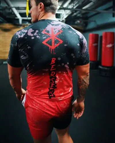 Struggler Berserk Short Sleeve Rash Guard Compression Shirt