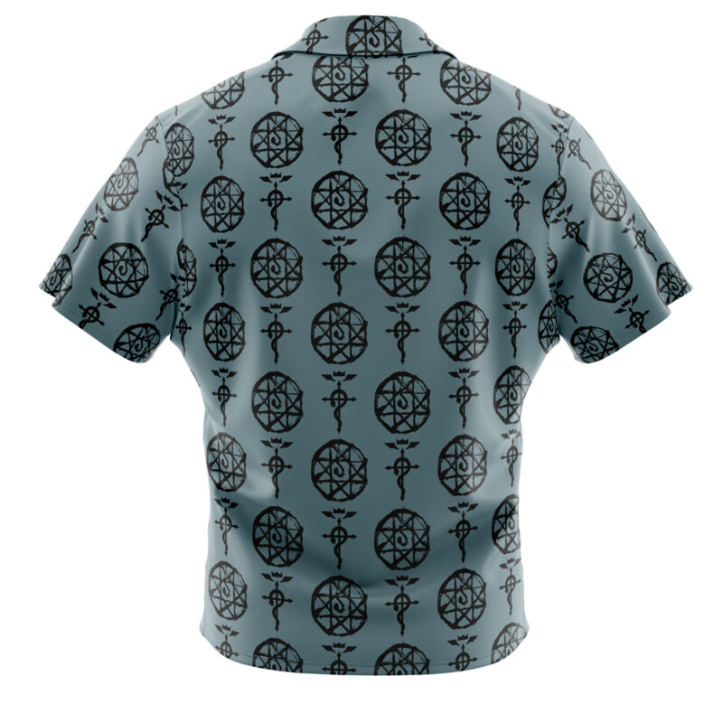 Alphonse V1 Fullmetal Alchemist Button Up Hawaiian Shirt - Image 2