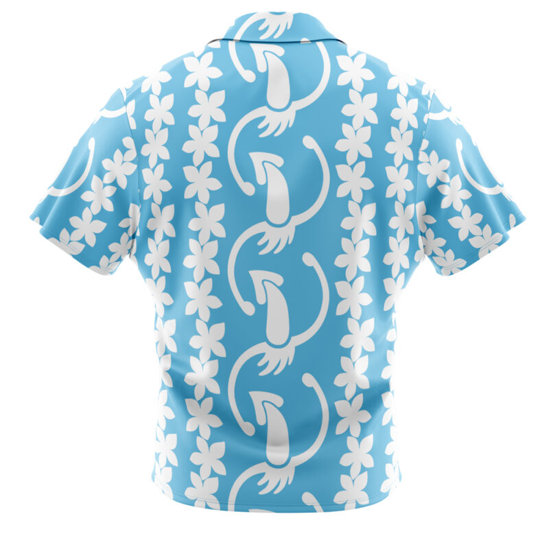Dancing Squid Aloha Splatoon Button Up Hawaiian Shirt - Image 2