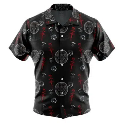 Edward Elric V1 Full Metal Alchemist Button Up Hawaiian Shirt
