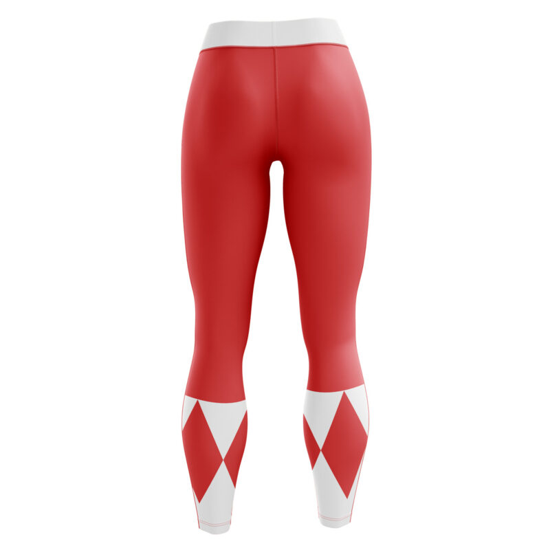 Red Ranger Mighty Morphin Power Rangers  Leggings  - Image 3