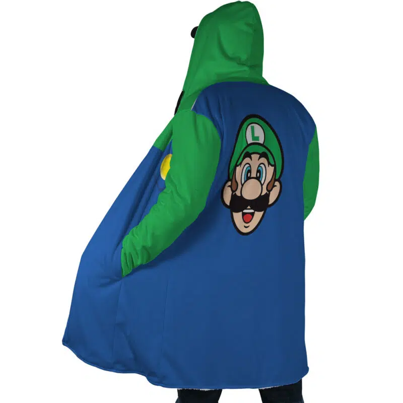 Luigi Mario Bros Dream Cloak Coat - Image 4