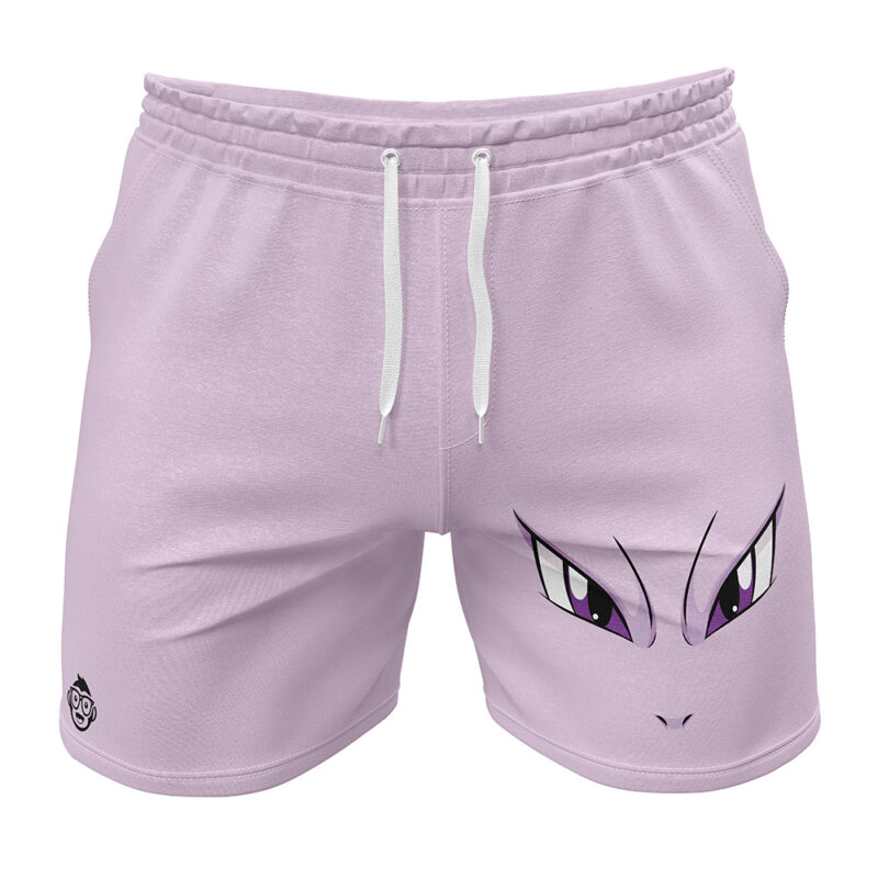 Mewtwo Face Pokemon Gym Shorts