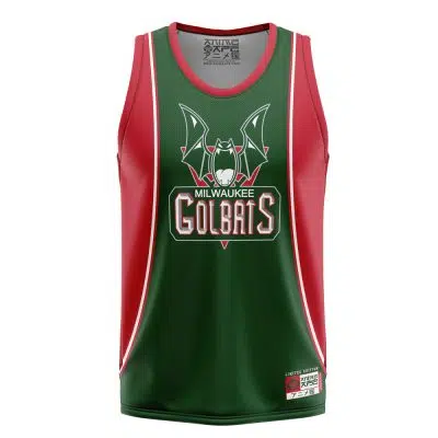 Milwaukee Golbats Pokemon Basketball Jersey