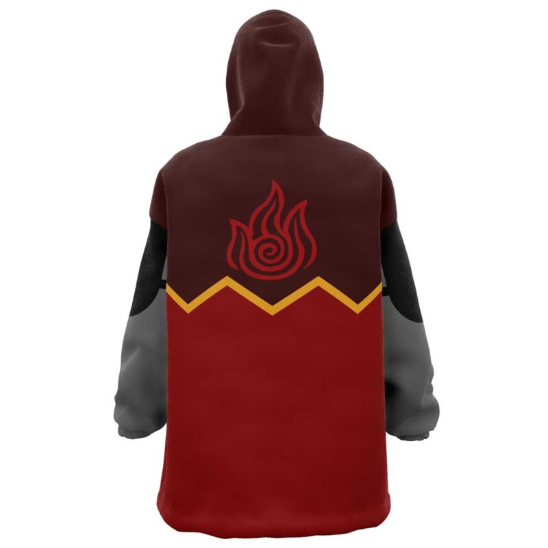 Firebenders Avatar The Last Airbender Snug Oversized Blanket Hoodie - Image 2