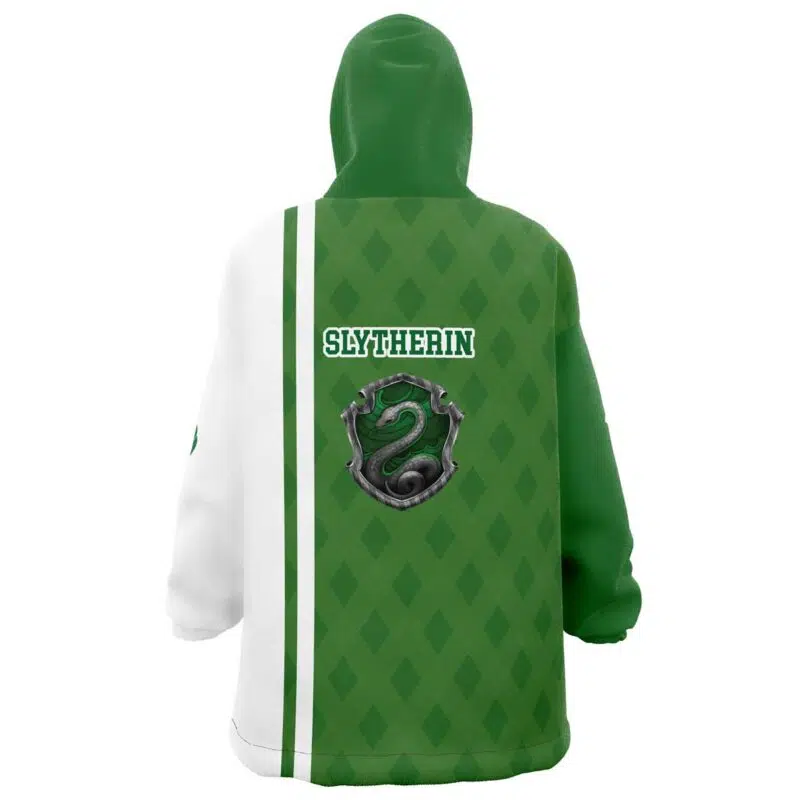 Slytherin Harry Potter Snug Oversized Blanket Hoodie - Image 3