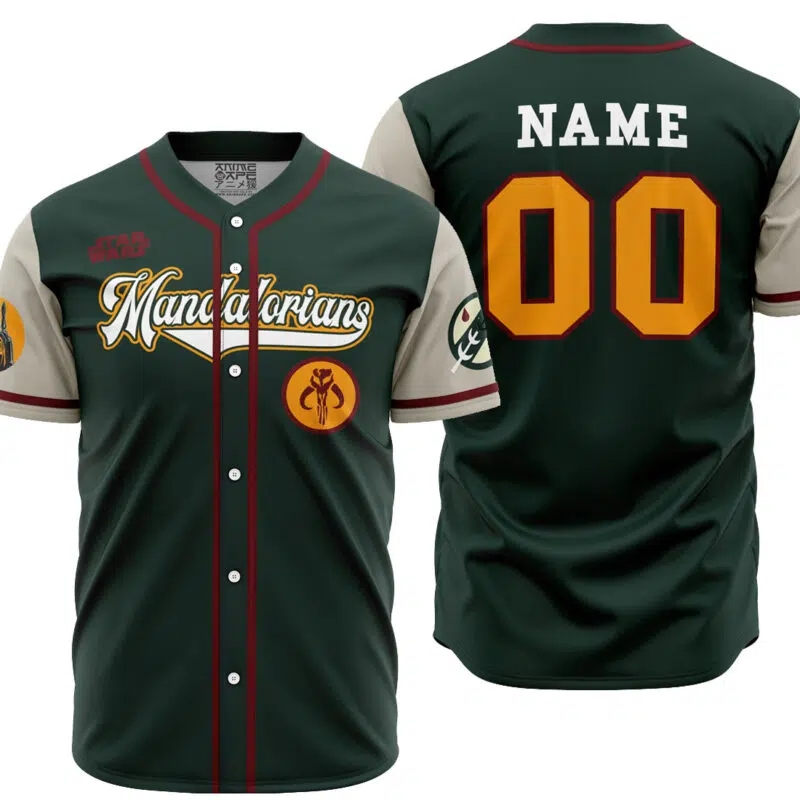 Personalized Mandalorians Boba Fett Star Wars Baseball Jersey