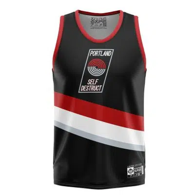 Portland Self Distruct Voltorb Pokemon Basketball Jersey