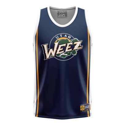 Utah Weez Weezing Pokemon Basketball Jersey