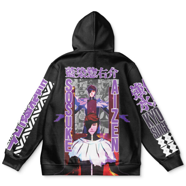 トップス STARTEAM Bleach Hoodies only 20 made aizen-Flat-Hoodie-back-595x595.jpg